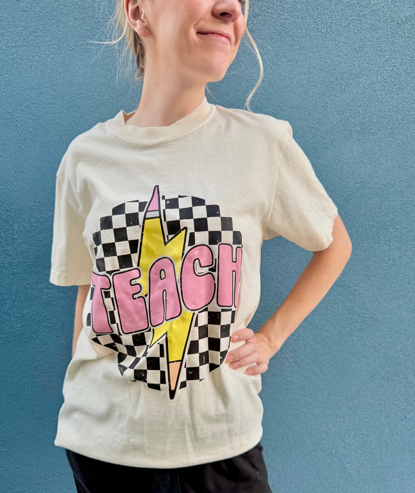 The Power Up Teach Tee