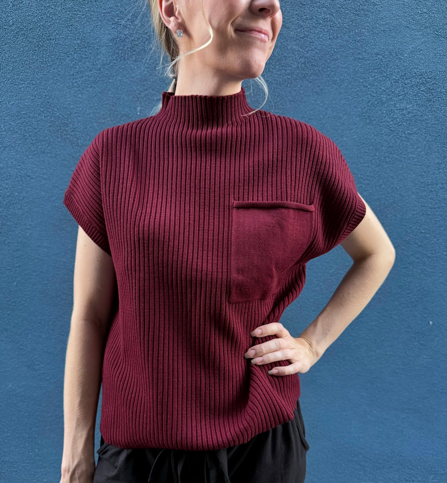 The Ribbed & Rosie Top
