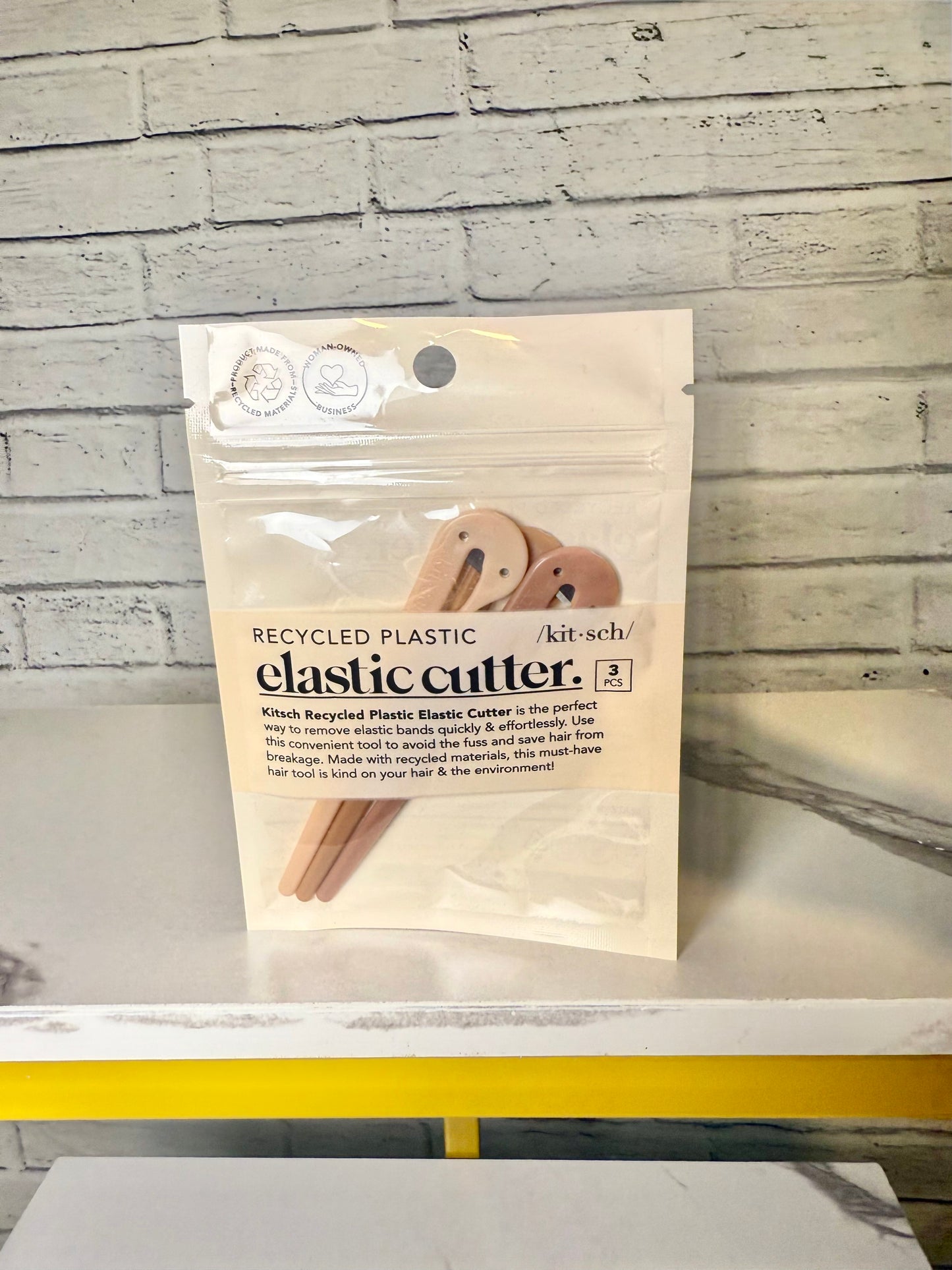 Kitsch Recycled Plastic Elastic Cutter (3-Piece Set)
