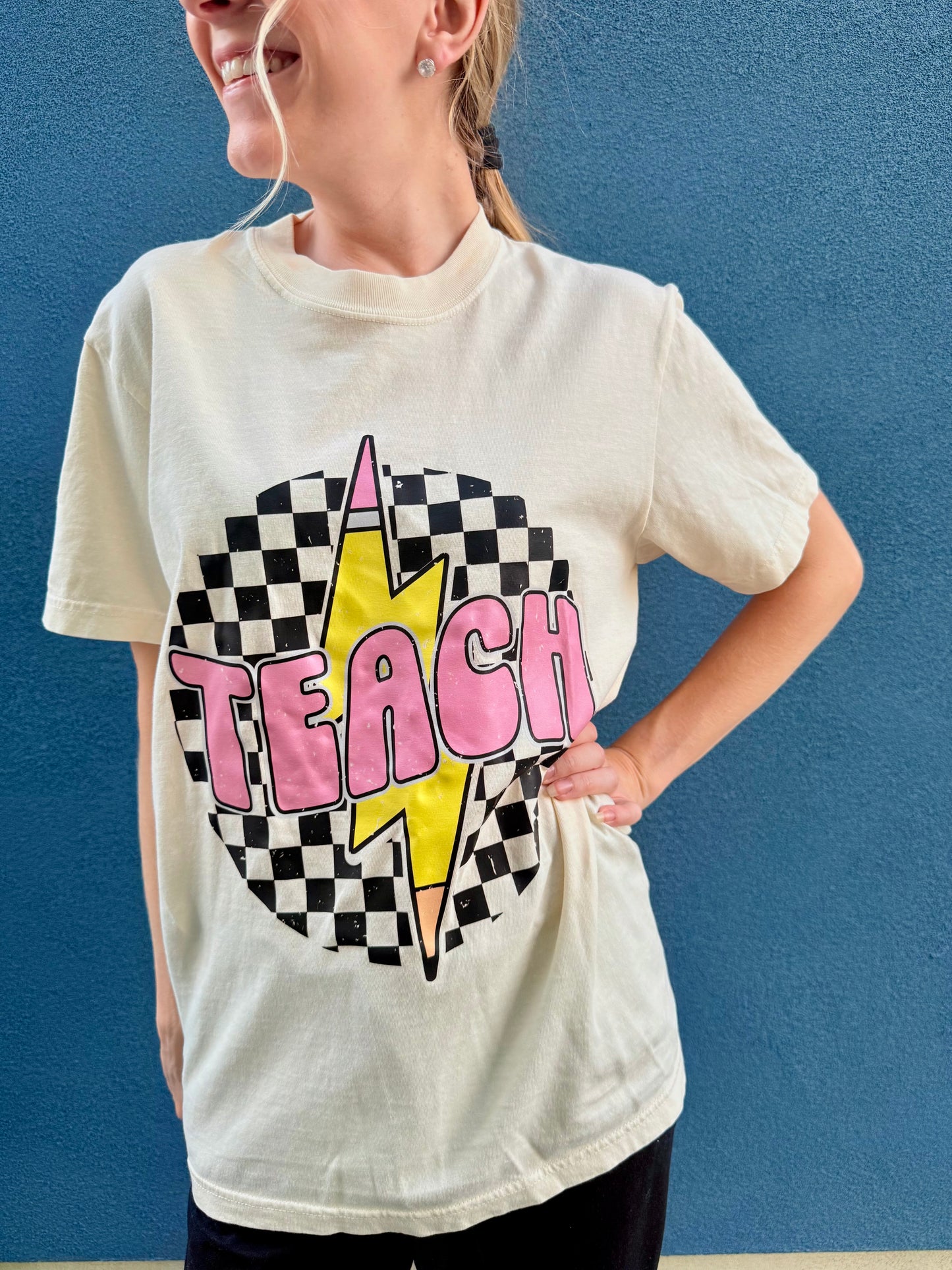 The Power Up Teach Tee