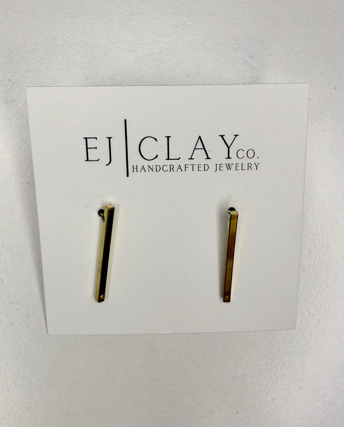 Gold Bar Studs