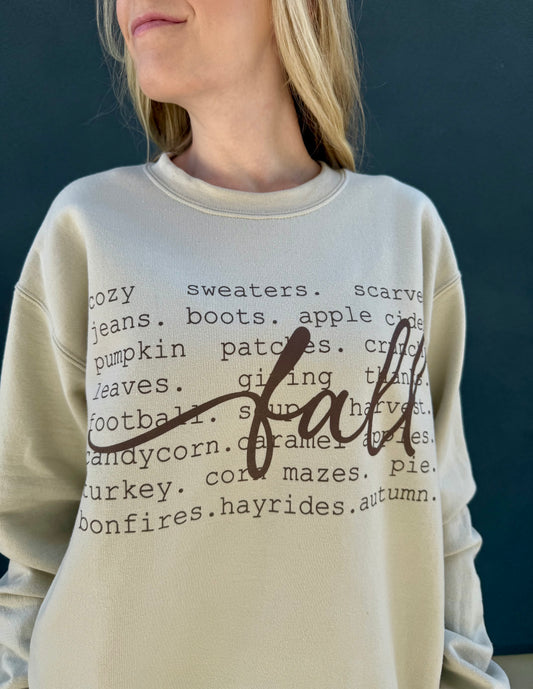 The Harvest Letter Sweater