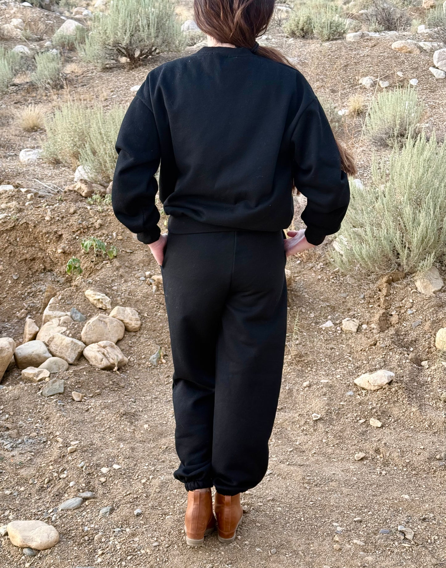 Black Sweat Set