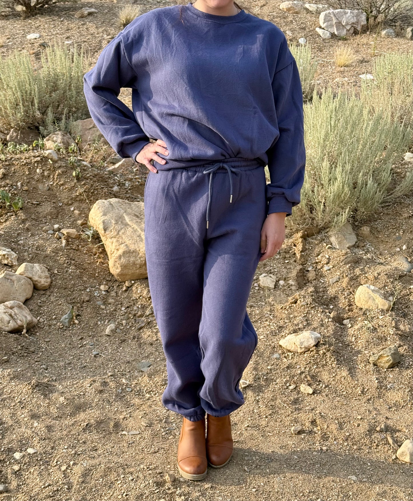 Navy Sweat Set