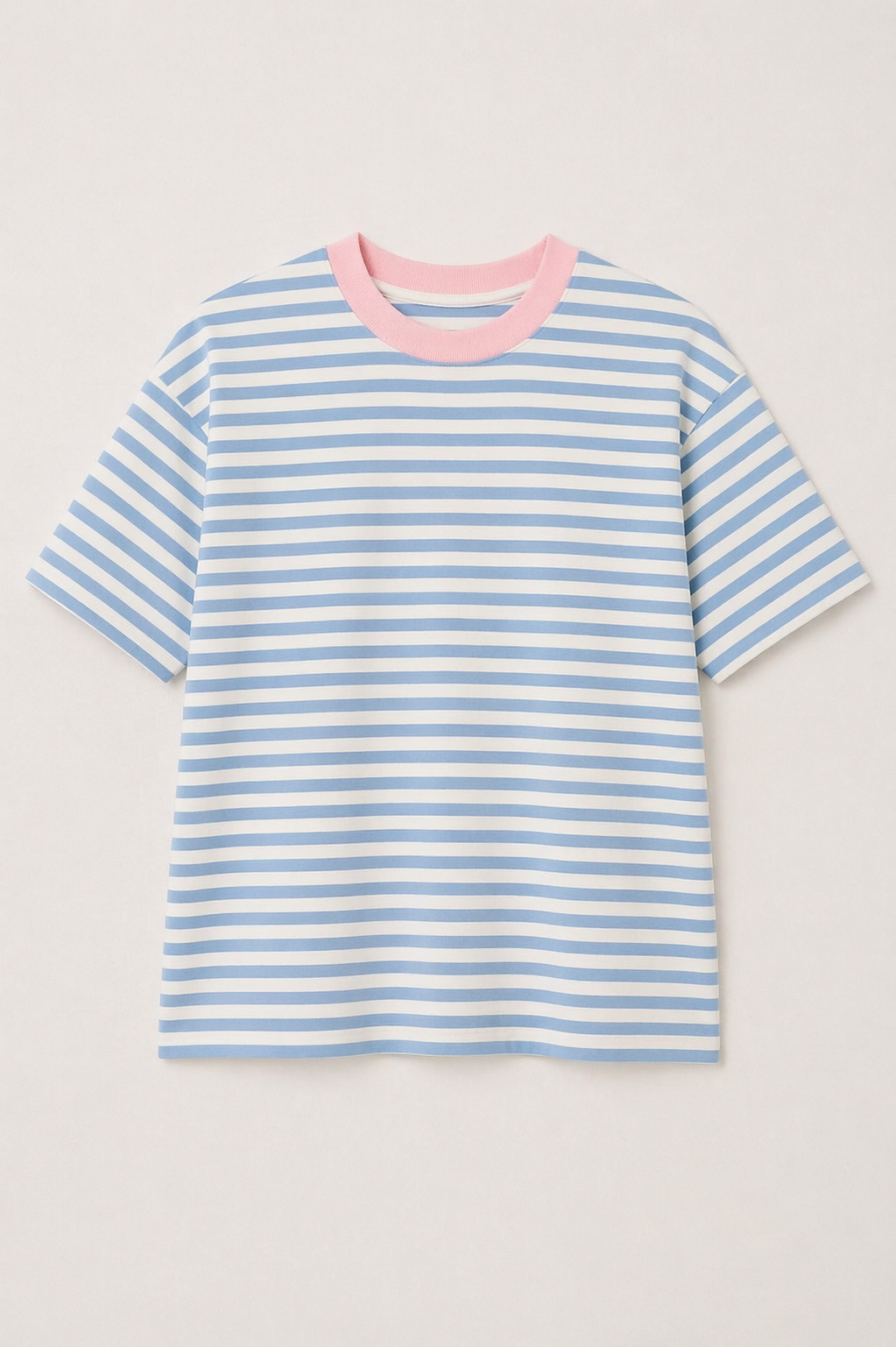 The Blueberry Cream Striped Tee
