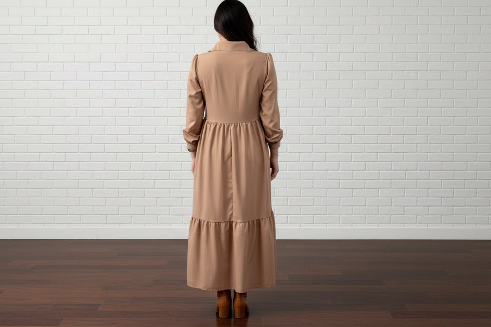 The Sweetheart Mocha Maxi Dress