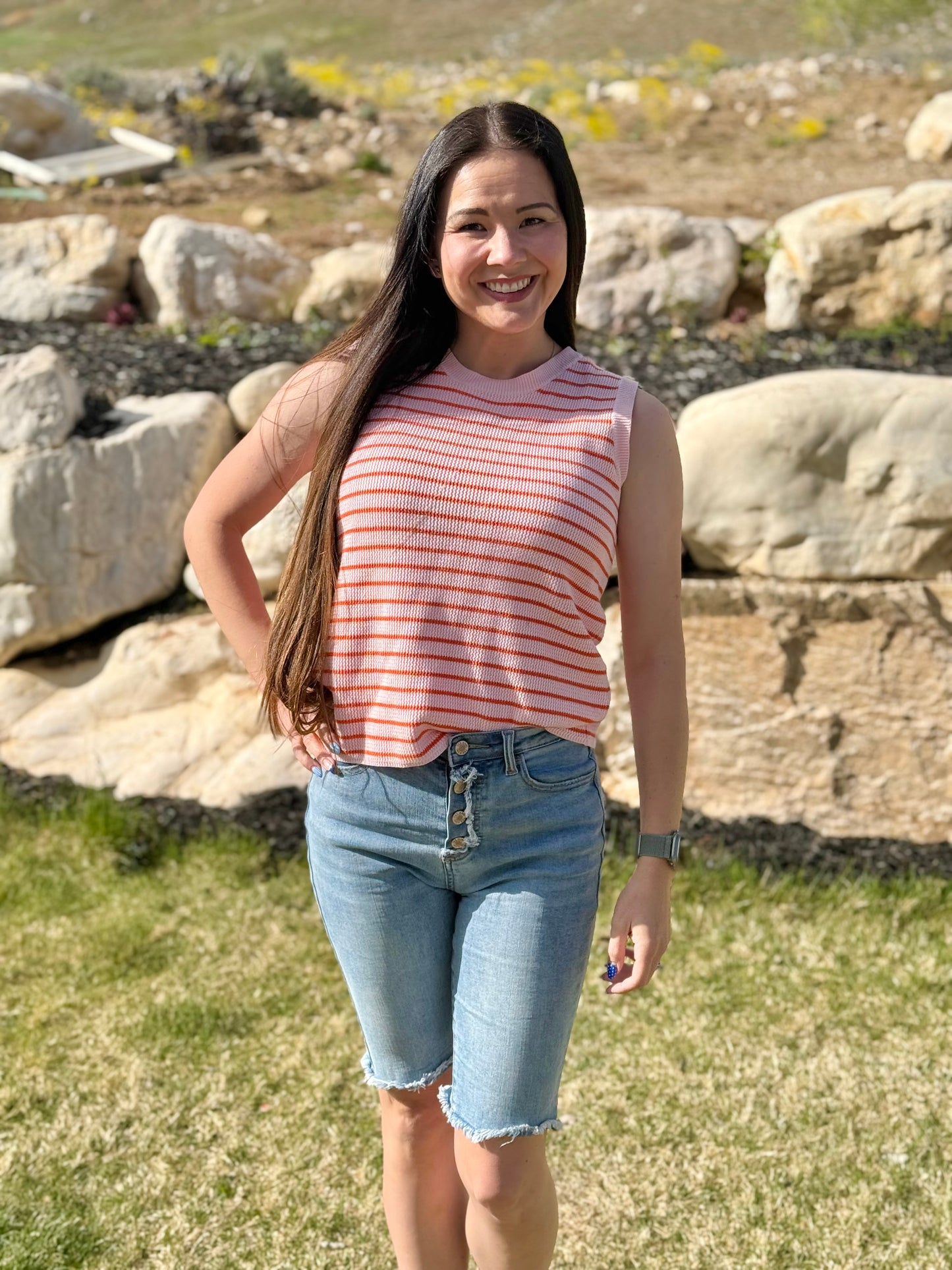 Citrus Stripe Tank