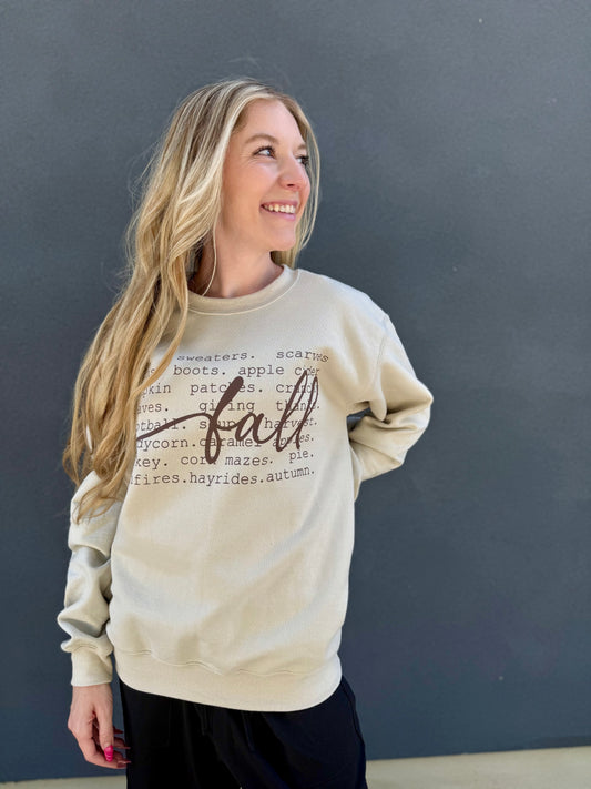 Fall Cream Sweater