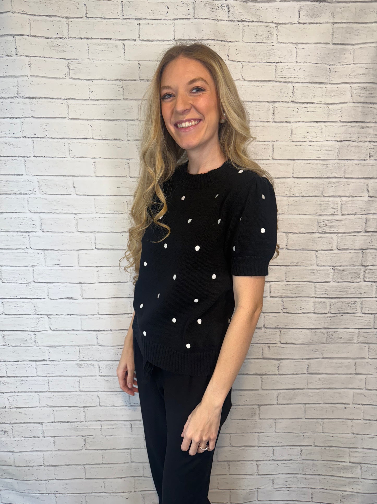 The Flirt Polka Dot Shirt