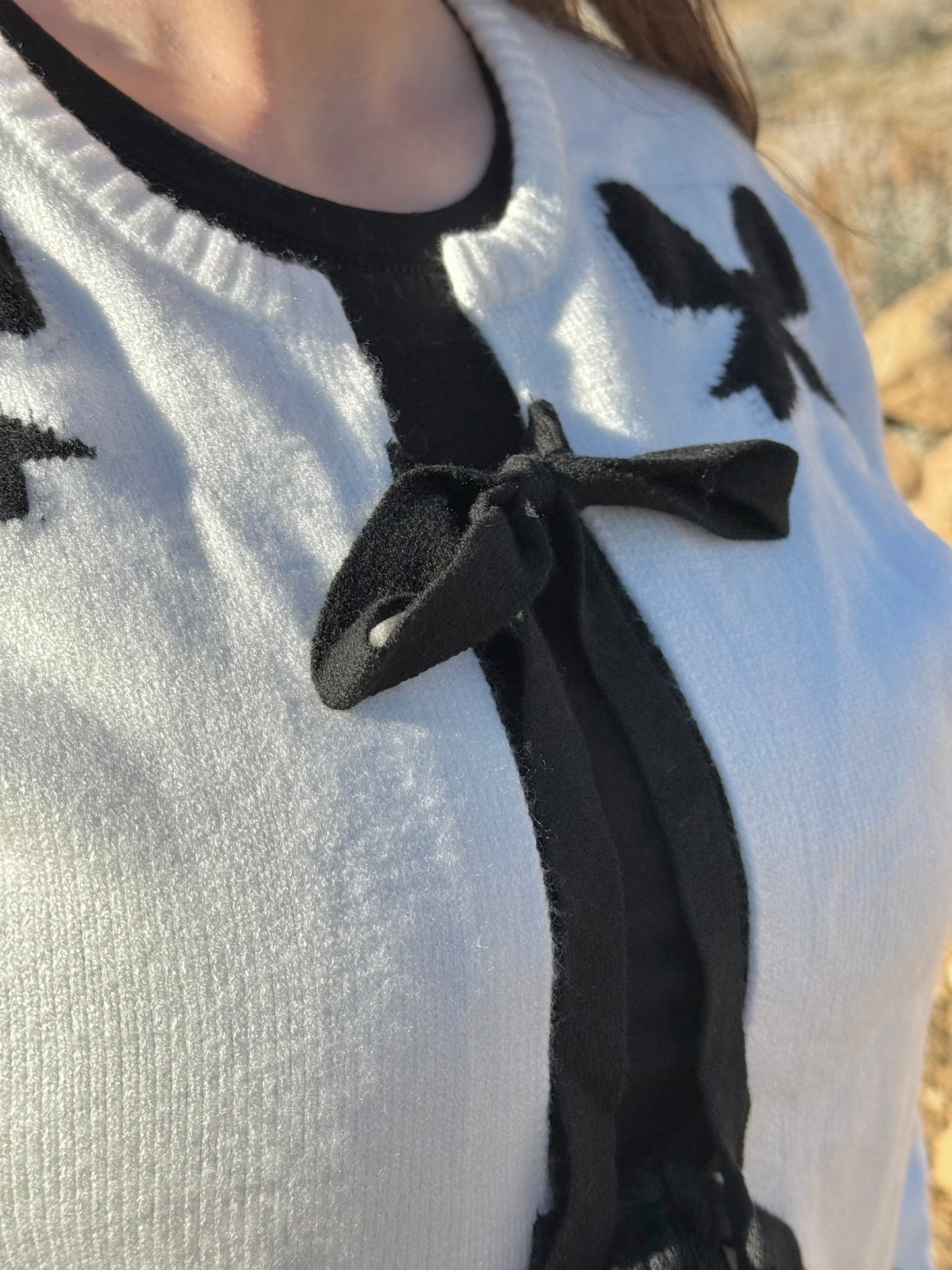 Cozy Bow Cardigan