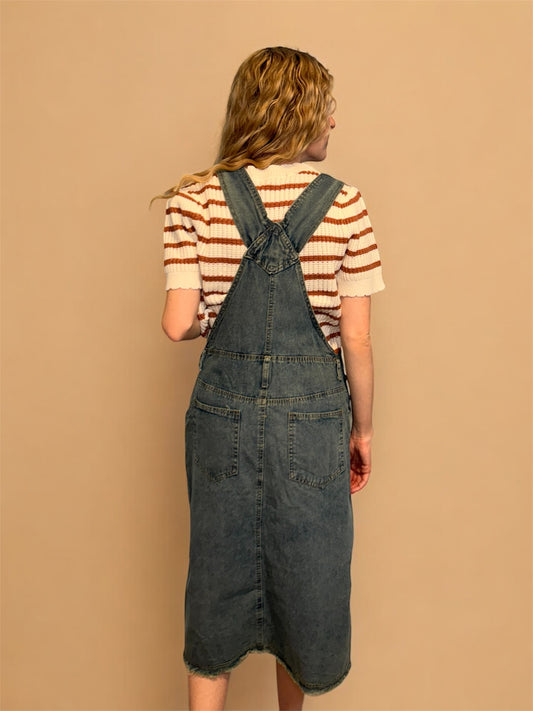 Denim Overall Dress