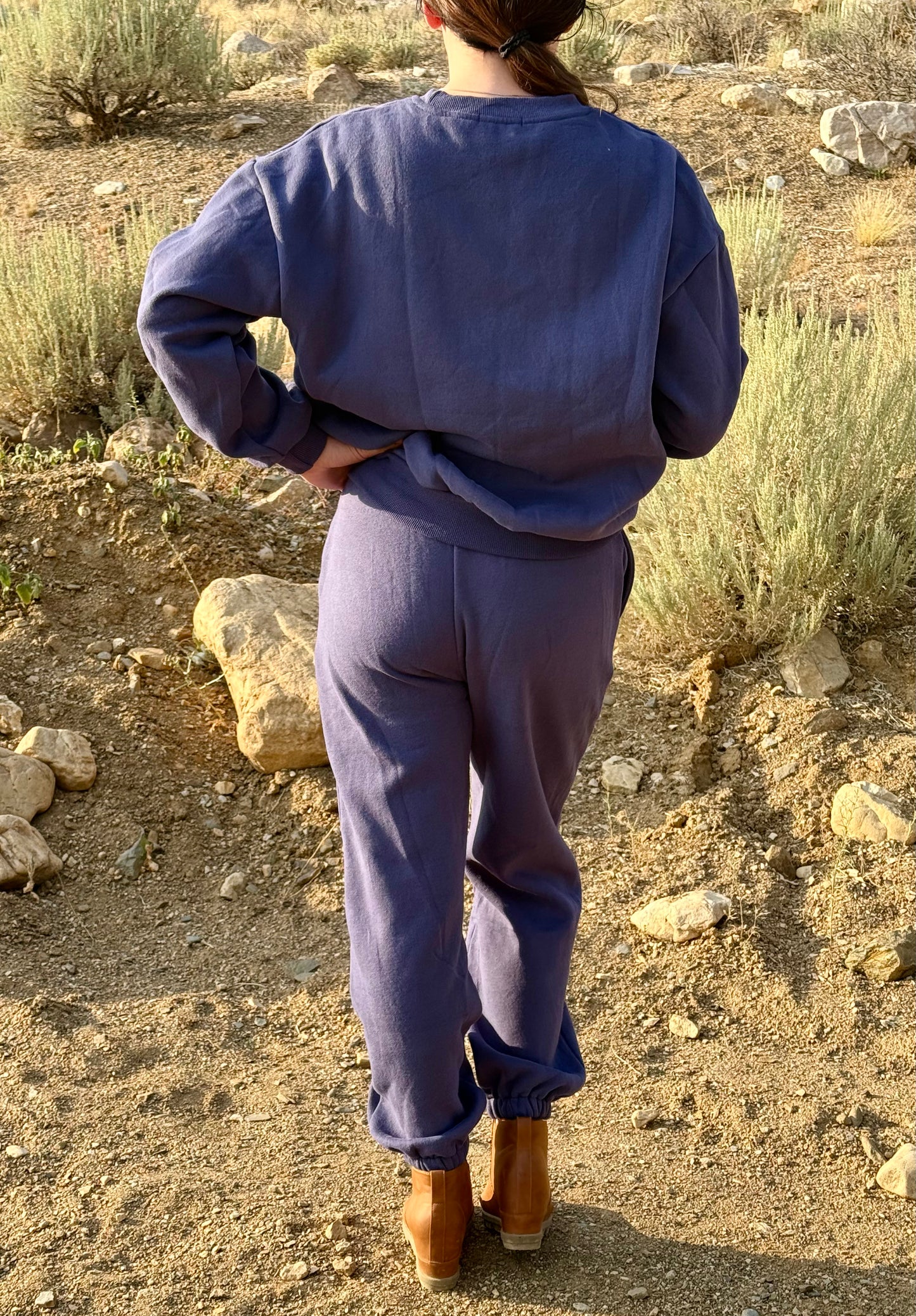 Navy Sweat Set