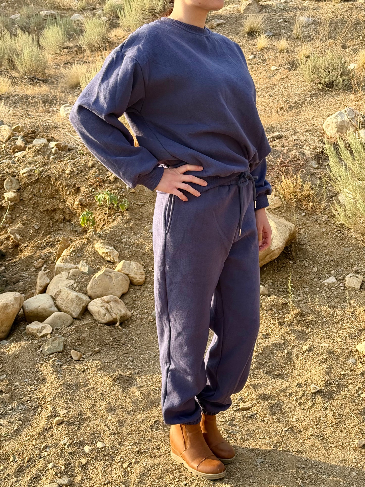 Navy Sweat Set