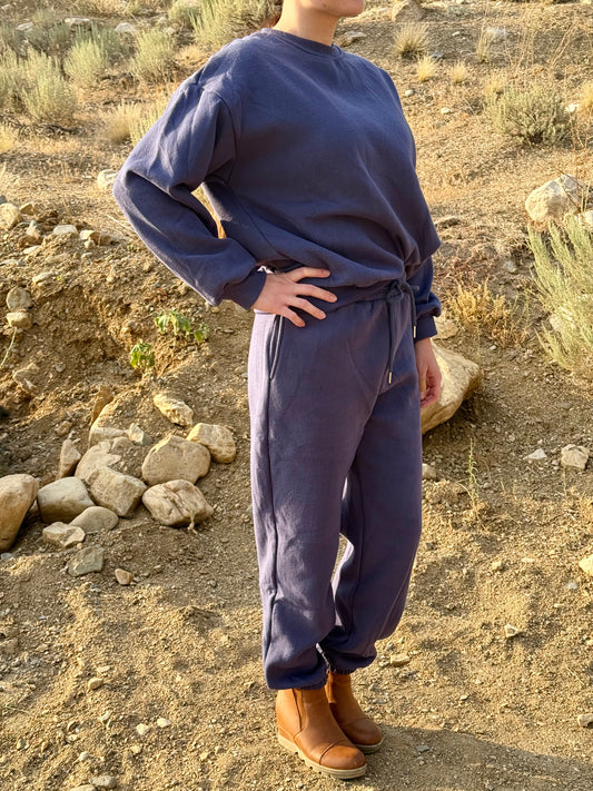 Navy Sweat Set