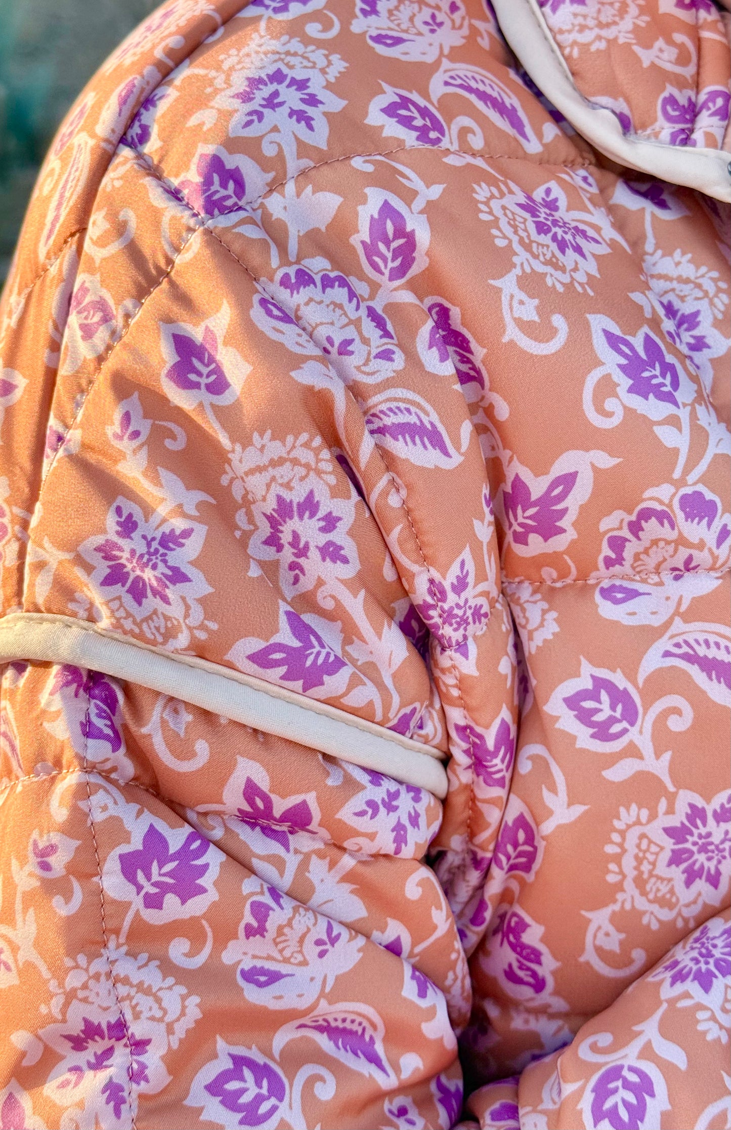 Pattern Quilted Jacket