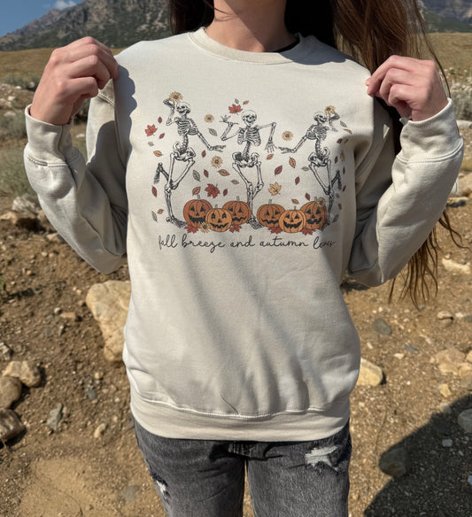 Fall Breeze & Autumn Leaves Sweatshirt
